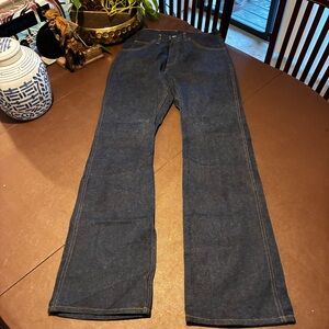 Vintage Genuine Sears Roebucks Dark Blue Denim Jeans 32x34 NEW